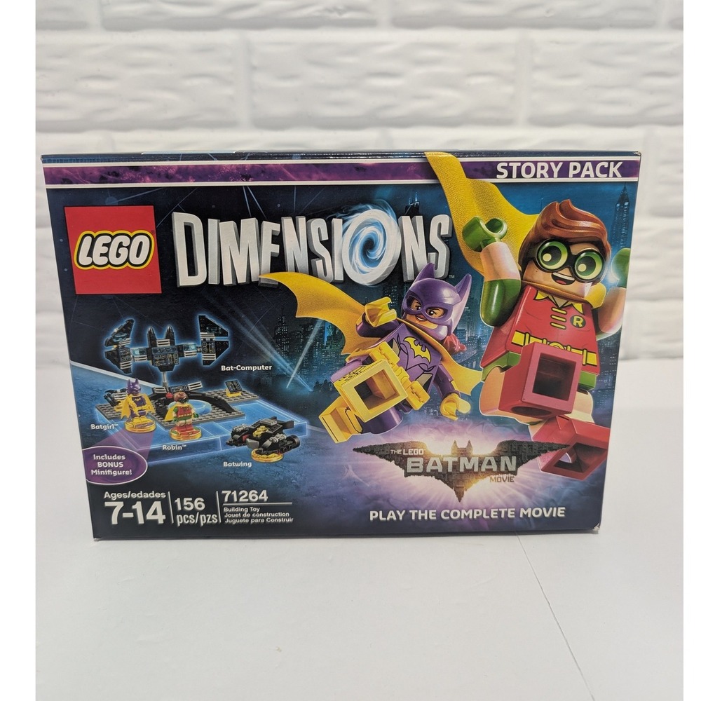 NEW LEGO Dimensions The LEGO Batman Movie Story Pack 71264 Batgirl Robin 156 Pcs